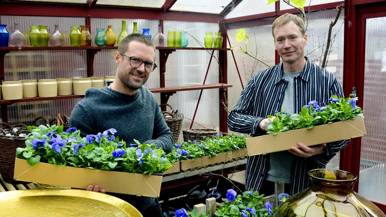 Ronny och Tomas på Bäsna Trädgård