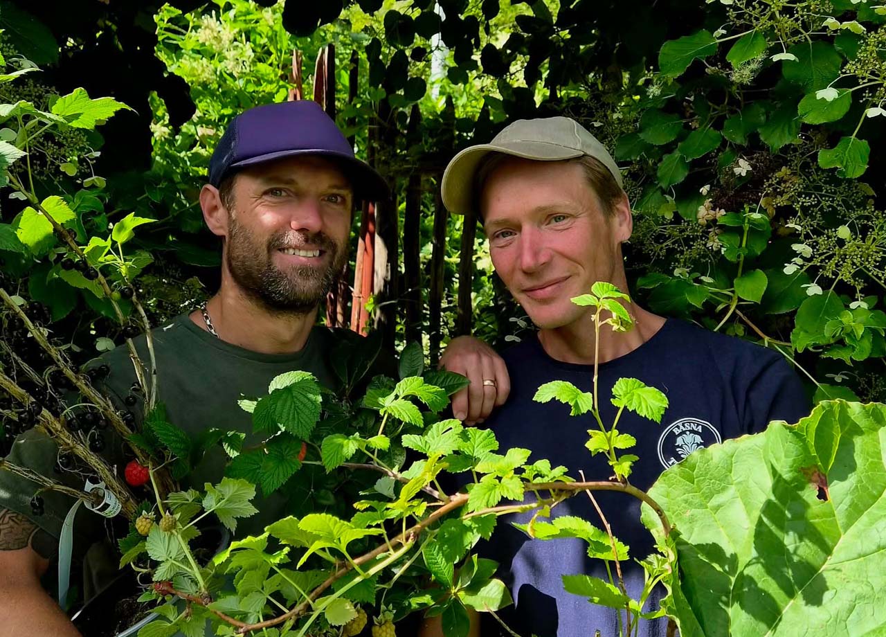 Ronny och Tomas på Bäsna Trädgård